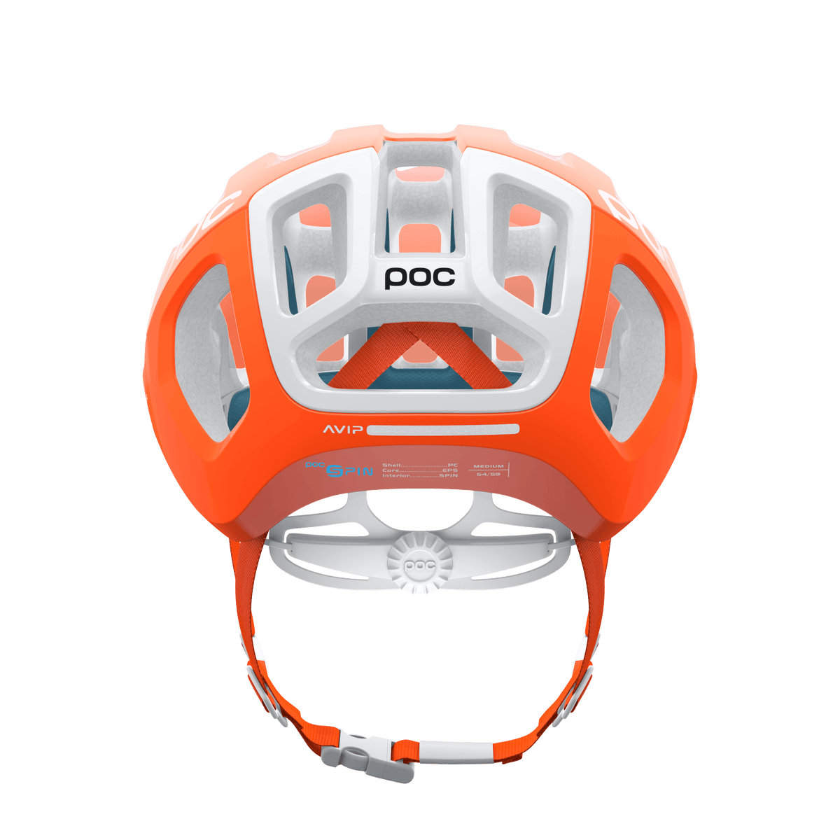 POC Ventral Tempus Spin Fluorescent Orange - Standert Bicycles