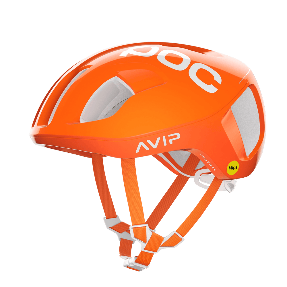 POC Ventral MIPS Fluorescent Orange Helmet AVIP Standert Bikes