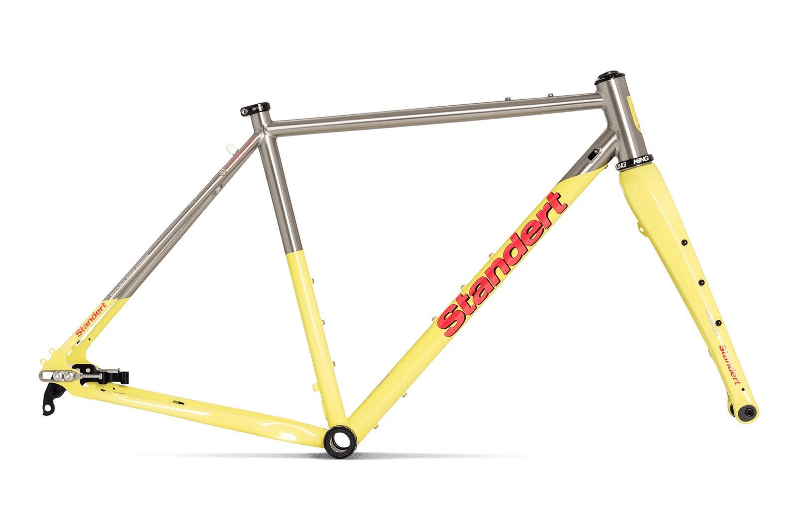 Erdgeschoss Steel Gravel Frameset | Made for Adventure | Yellow