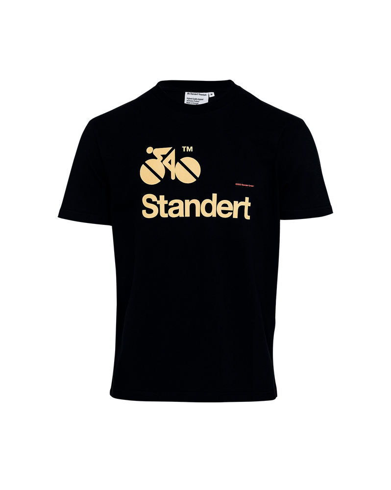 Standert Premium Legacy Logo T-Shirt - Black & Beige