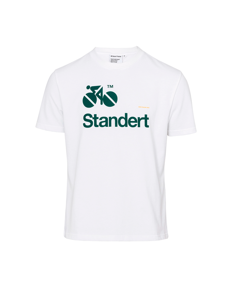 Standert Premium Legacy Logo T-Shirt - White & Green
