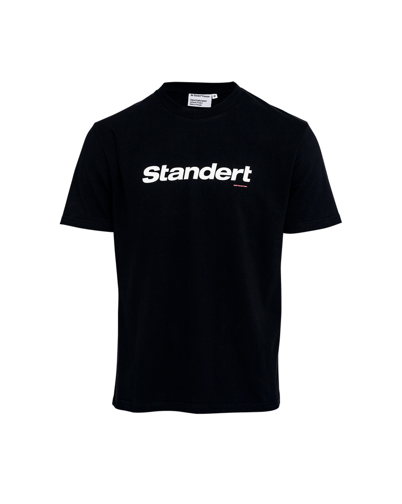 Standert Premium Performance Logo T-Shirt - Black & White