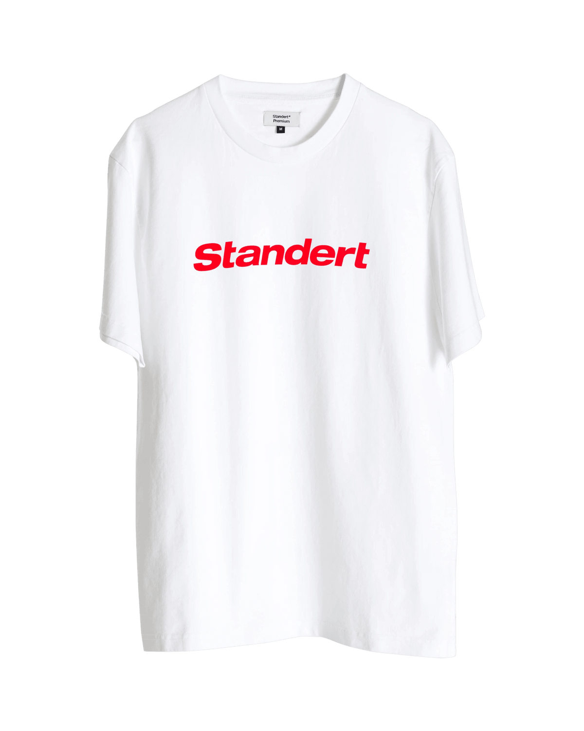 T-Shirt Standert Performance Logo White Red Casual Cycling hover
