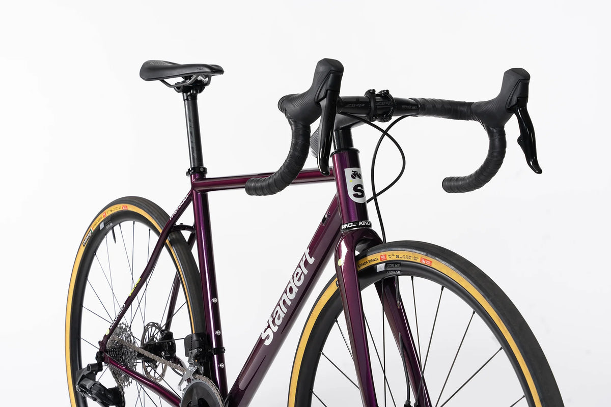 Standert Bikes Demo Pfadfinder steel road Purple SRAM Rival 52
