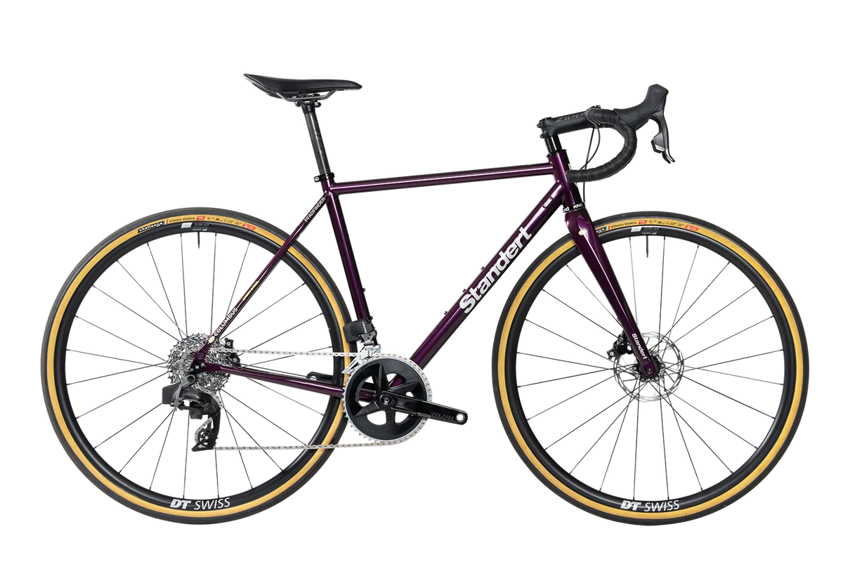 Standert Bikes Demo Pfadfinder steel road Purple SRAM Rival 52