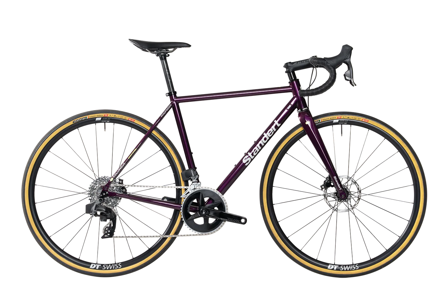 Standert Bikes Demo Pfadfinder steel road Purple SRAM Rival 52