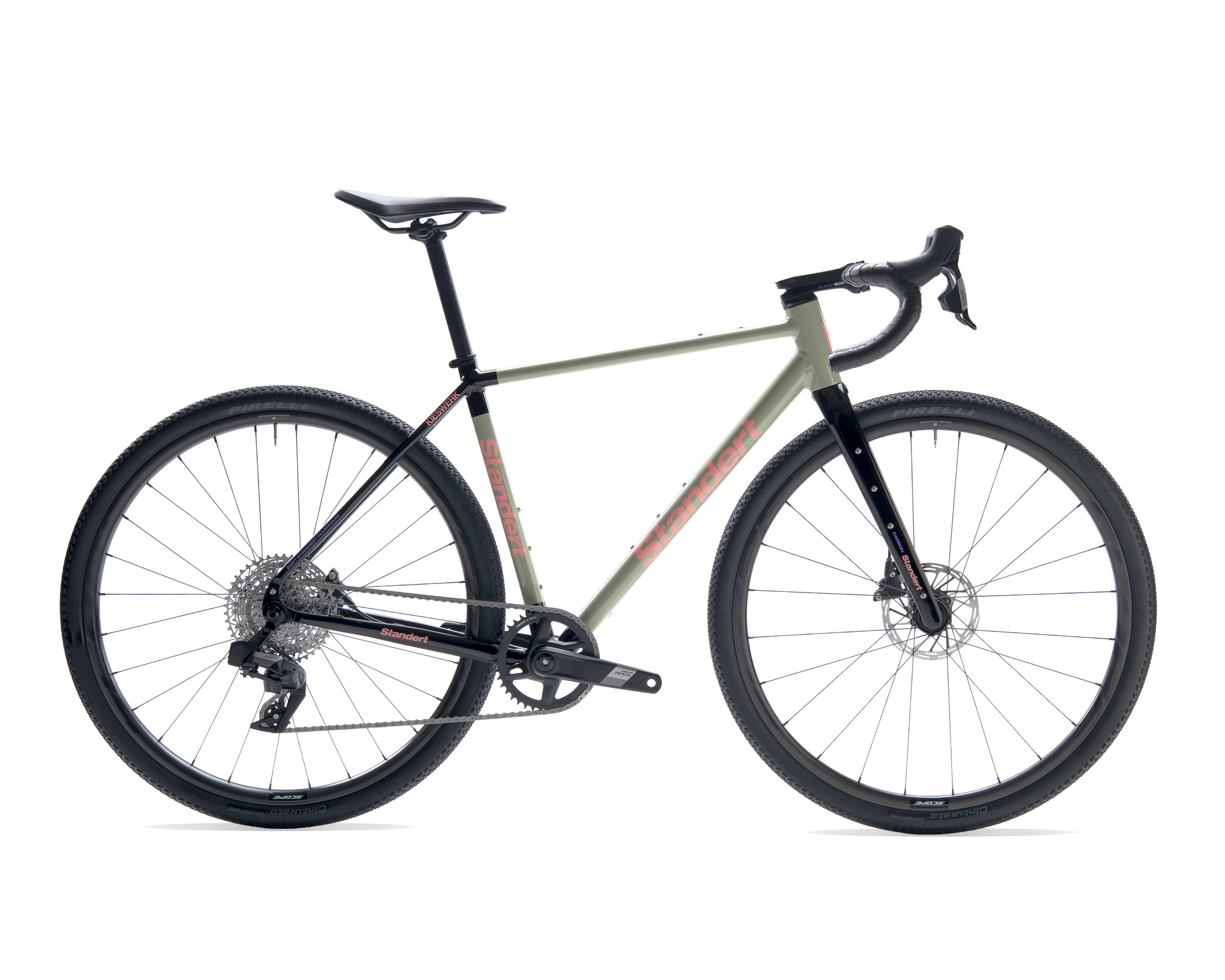 Standert Gravel Bike Kieswerk Shimano SRAM Apex Green