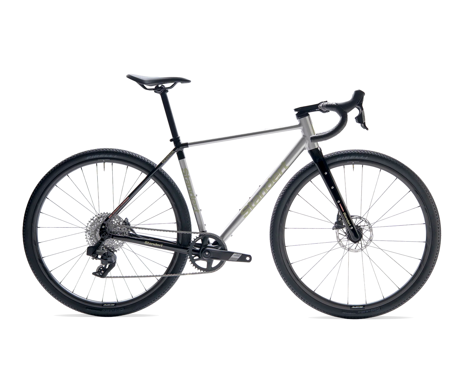 Standert Gravel Bike Kieswerk Shimano SRAM Apex Silver Raw