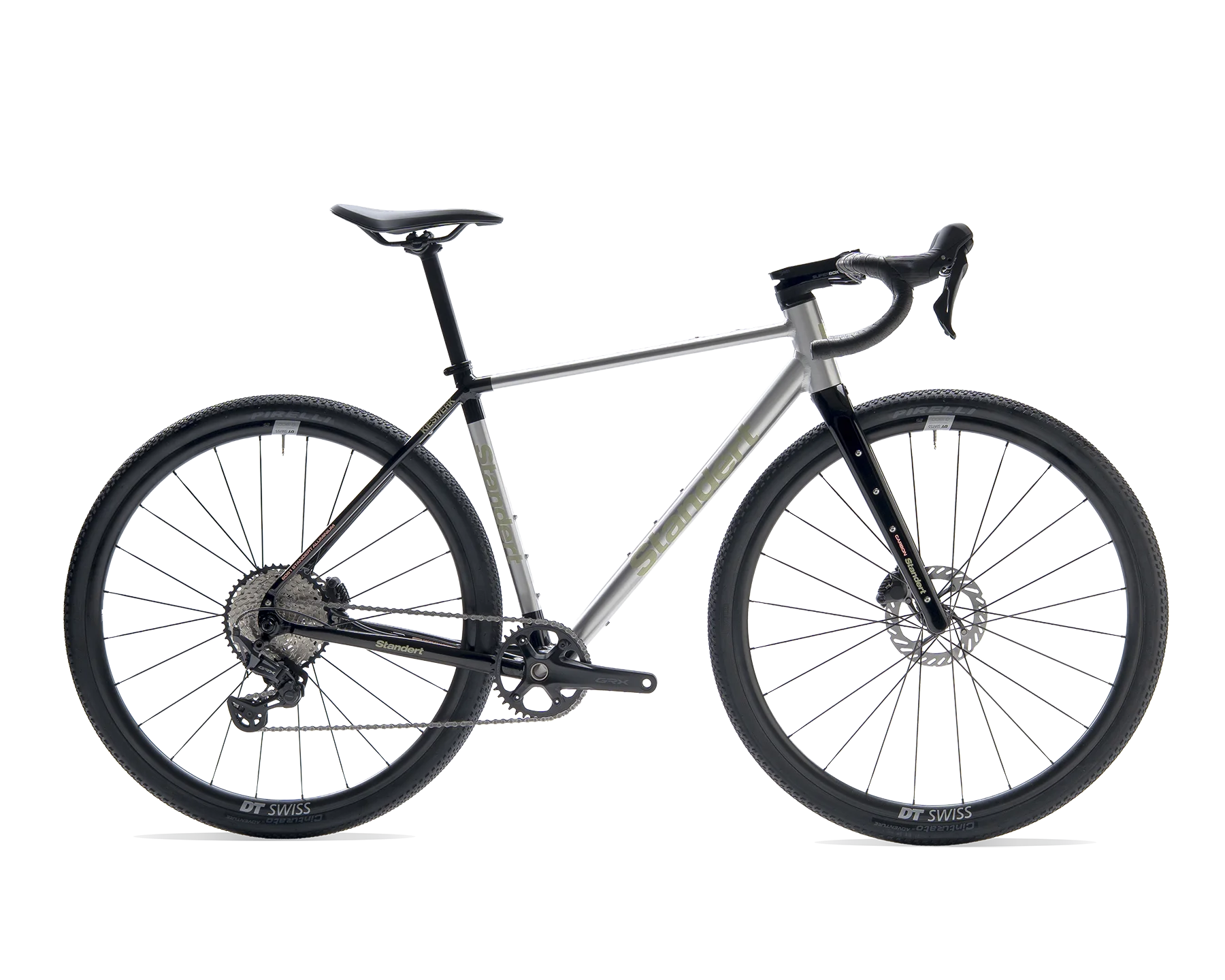 Standert Gravel Bike Kieswerk Shimano GRX 600 Silver Raw