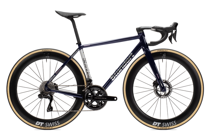 Standert Bikes Kreissäge RS aluminium aero race bike blue kool 8 shimano dura ace