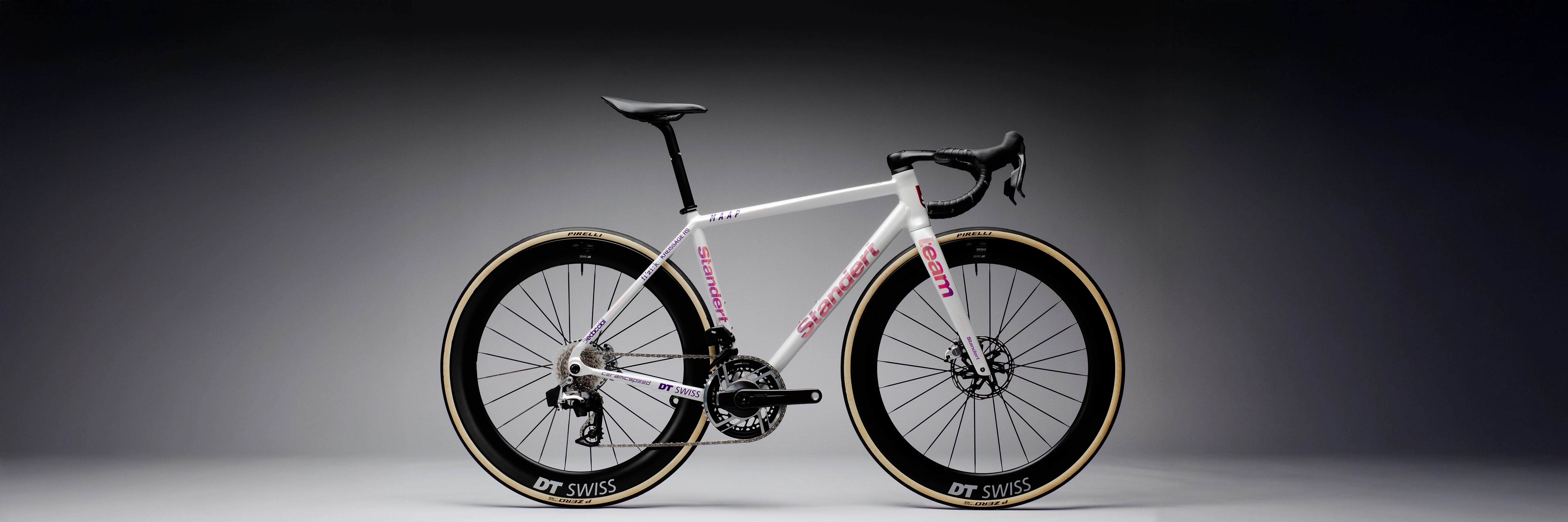 Standert Kreissäge RS scandium aluminium road race bike team edition maap white