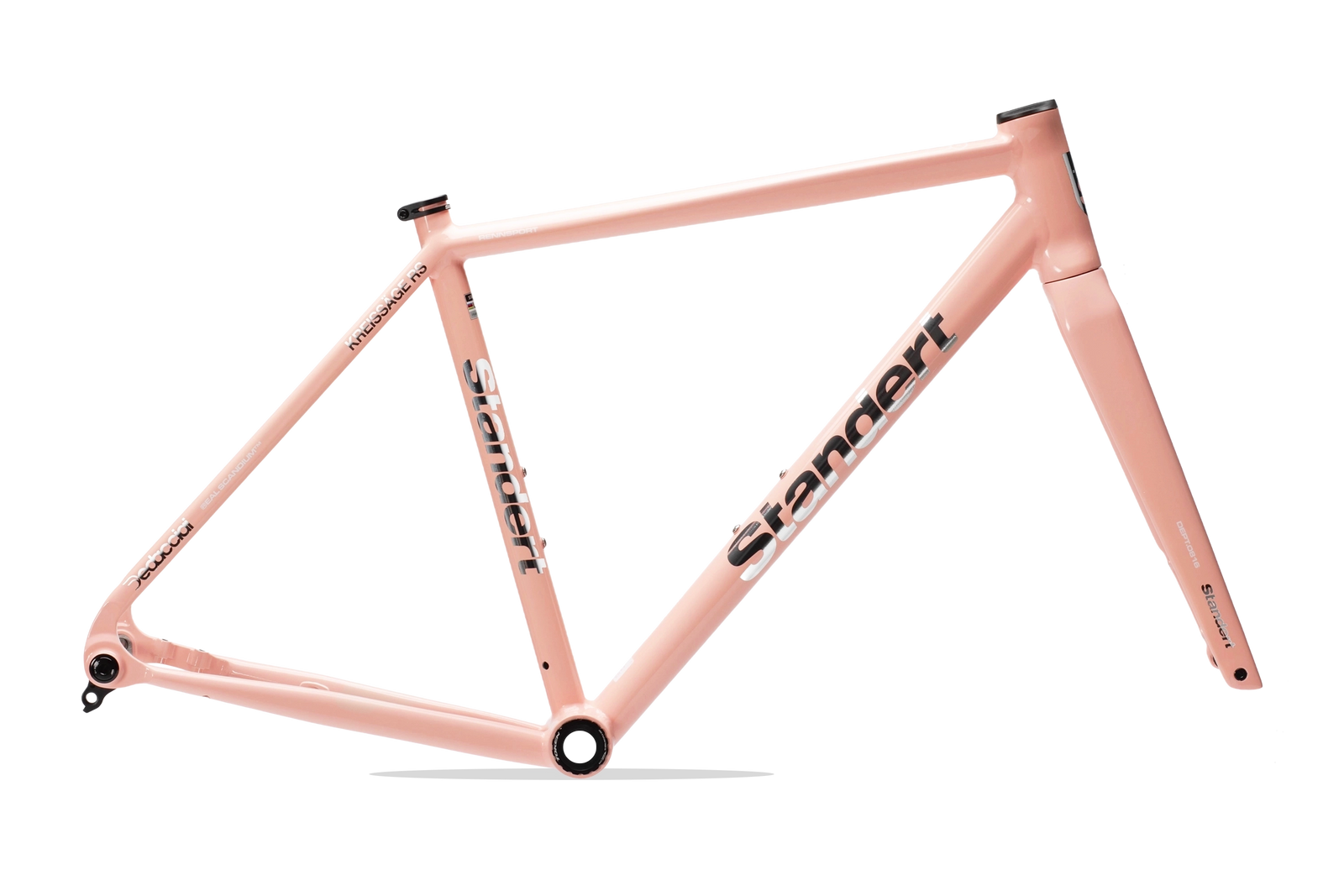 Standert Bikes Kreissäge RS scandium racing bike pink white frameset
