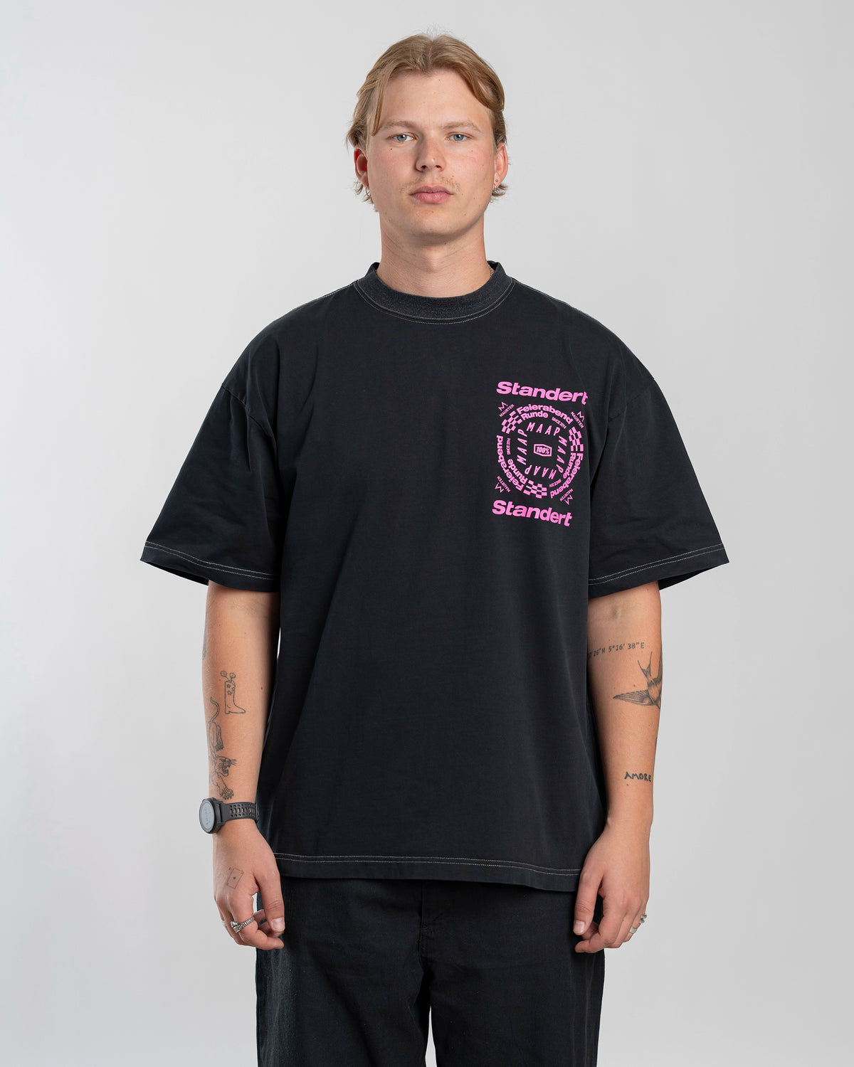 Standert Bikes Merch T-Shirt FAR Summer Black