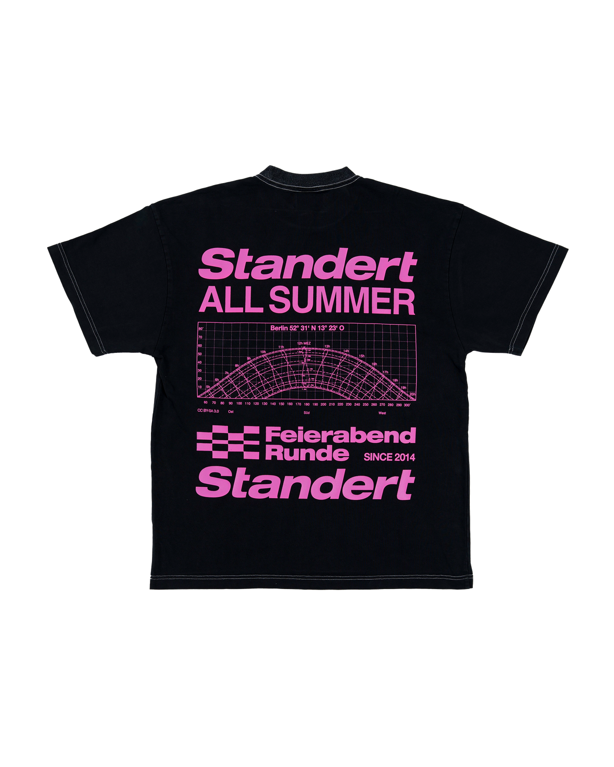 Standert Bikes Merch T-Shirt FAR Summer Black