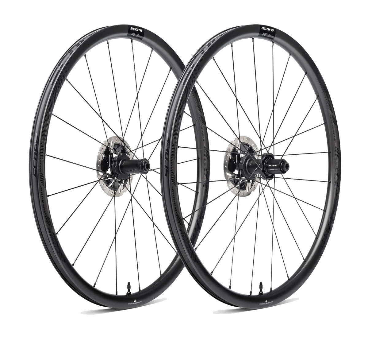 Standert Bikes scope r3.a wide carbon wheels