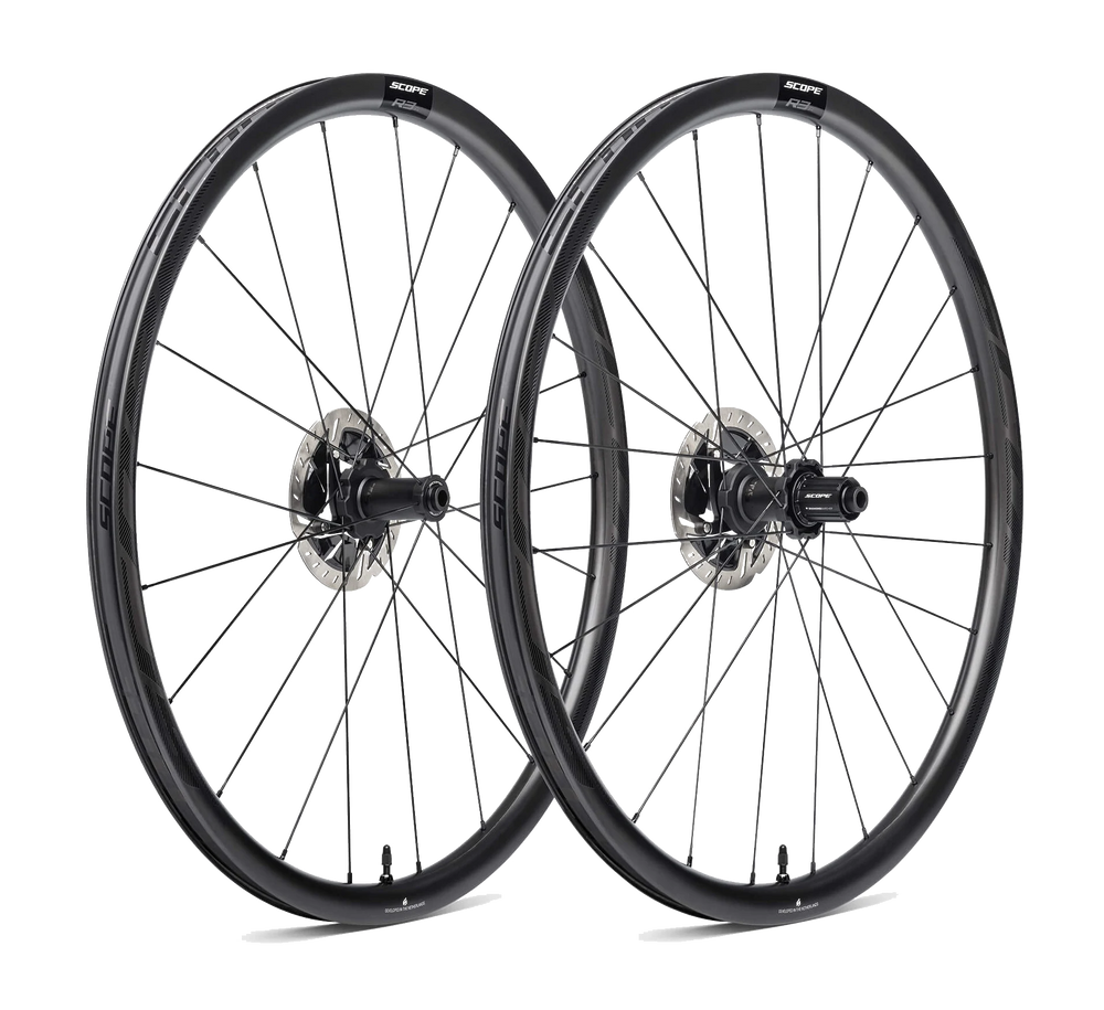 Standert Bikes scope r3.a wide carbon wheels