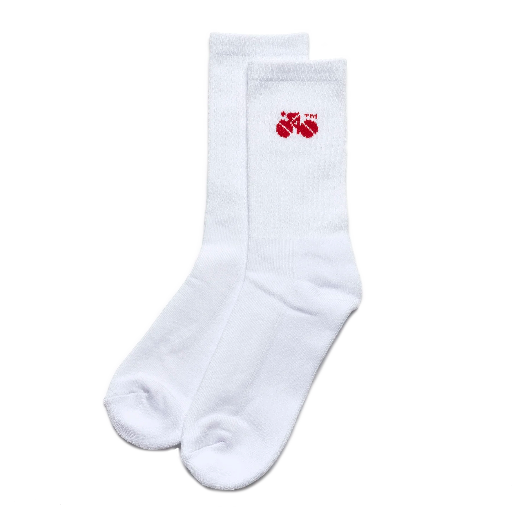 Standert Sock Merch White Bike Logo MY 25