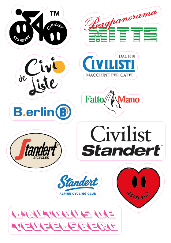 Standert x Civilist Sticker Sheet