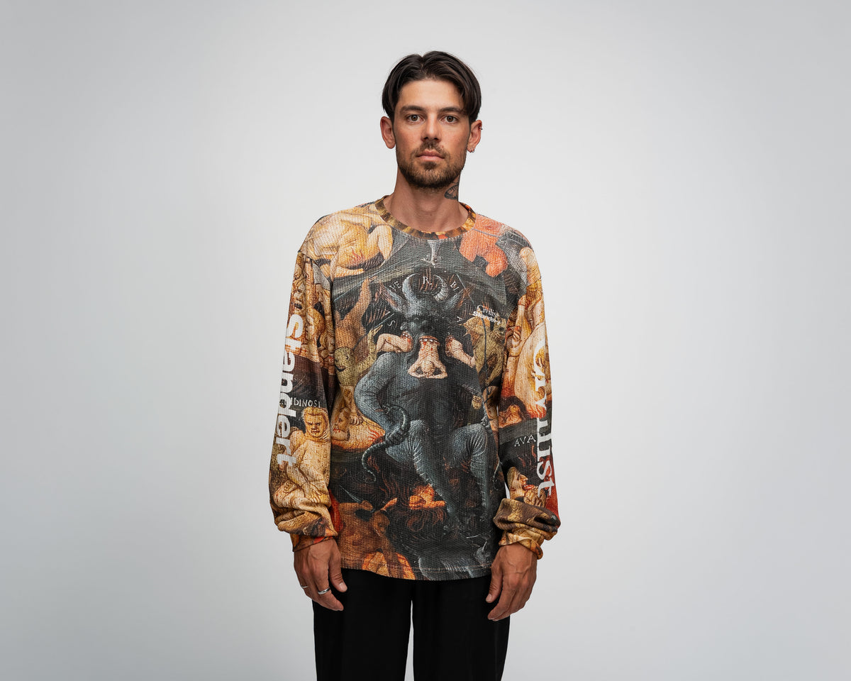 Standert x Civilist | Mesh Long-Sleeve T-Shirt | Devil Mountain