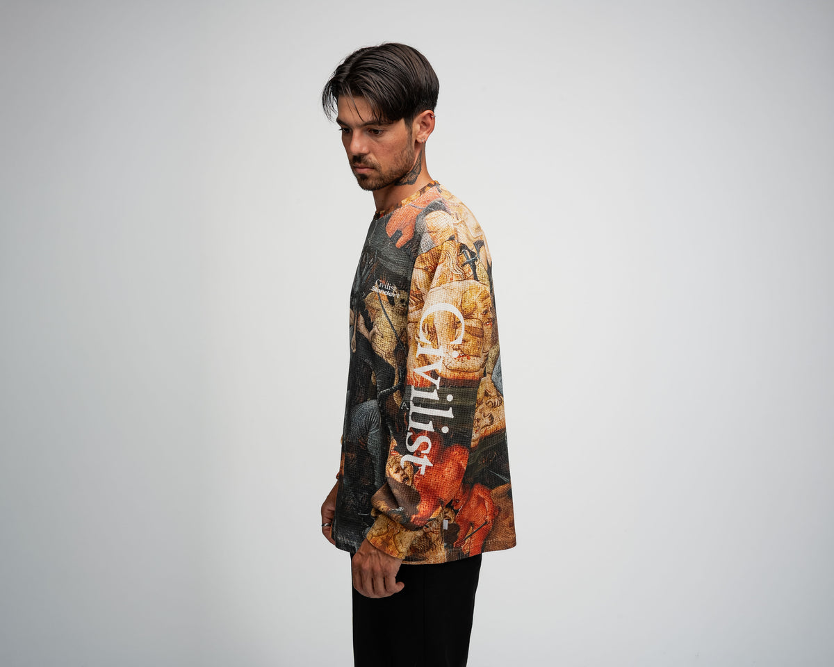 Standert x Civilist | Mesh Long-Sleeve T-Shirt | Devil Mountain