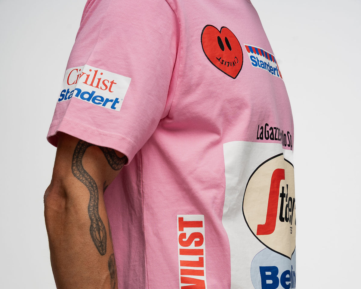 Standert x Civilist | T-Shirt | Pink
