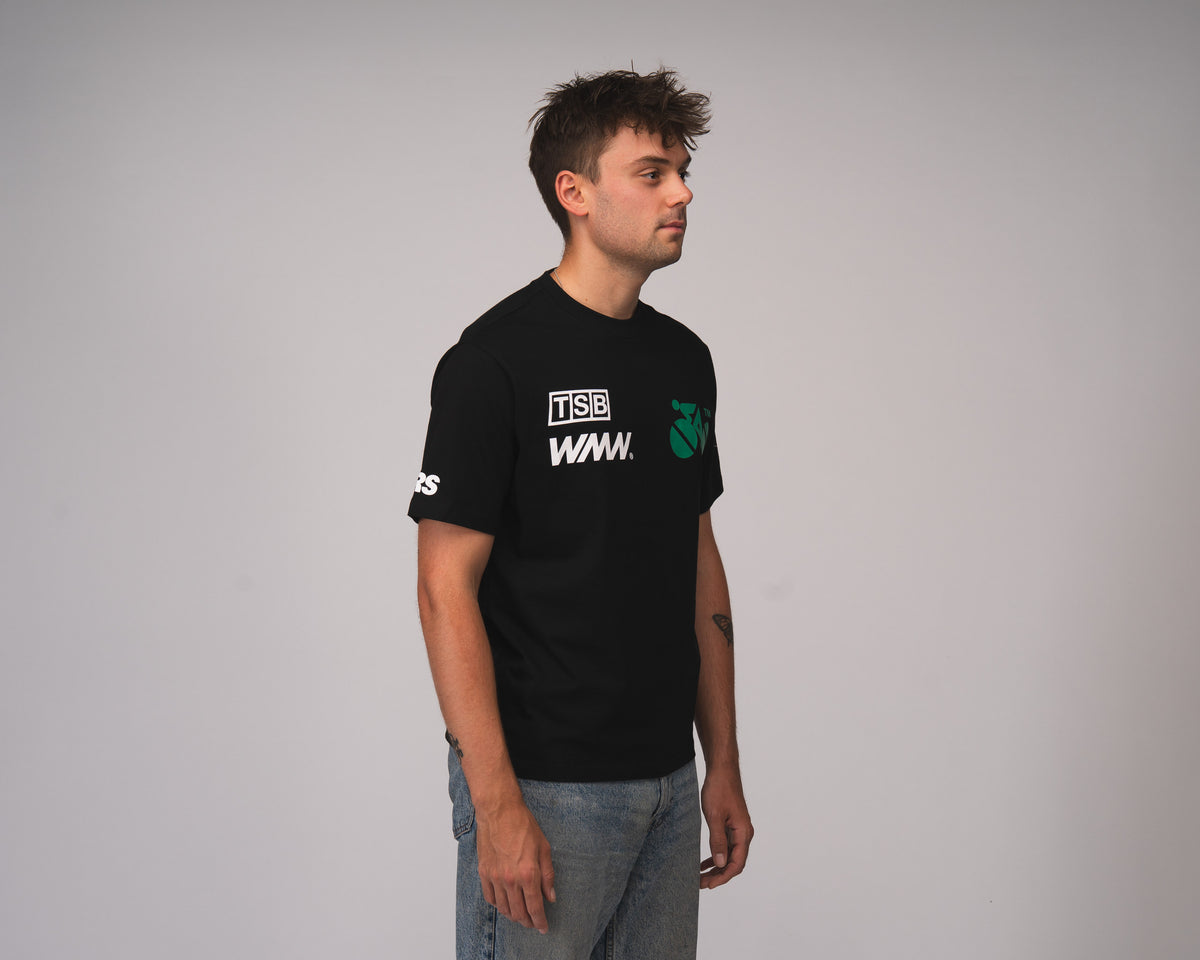 Standert T-Shirt | MY 26 | Black | Support the Teams