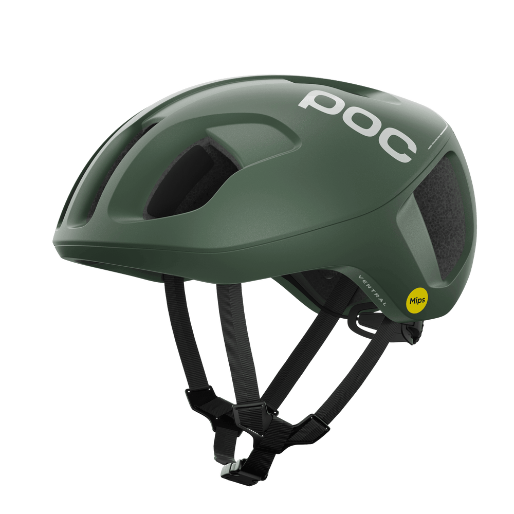 POC Ventral MIPS Epidote Green Metallic Matt - Standert Bicycles
