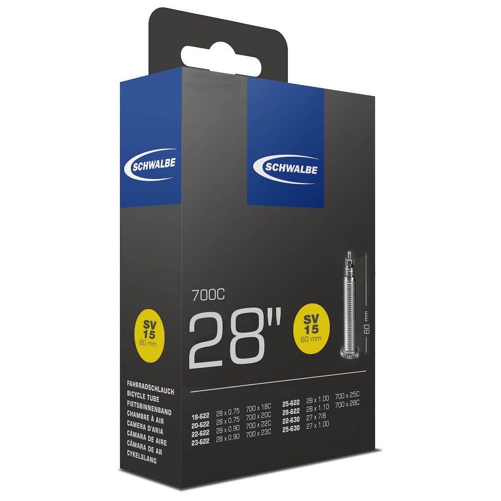 Schwalbe Innertube SV 15, 700C, 18-28, SV, 60mm