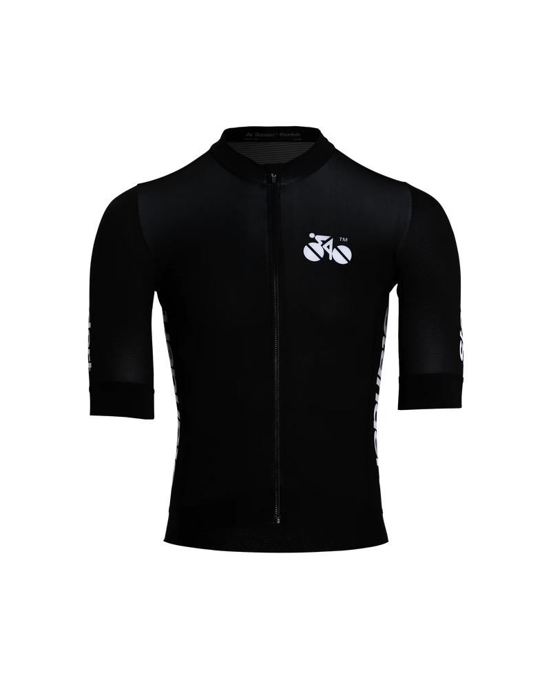 Premium RS Cycling Jersey - Black - Designed for Racing