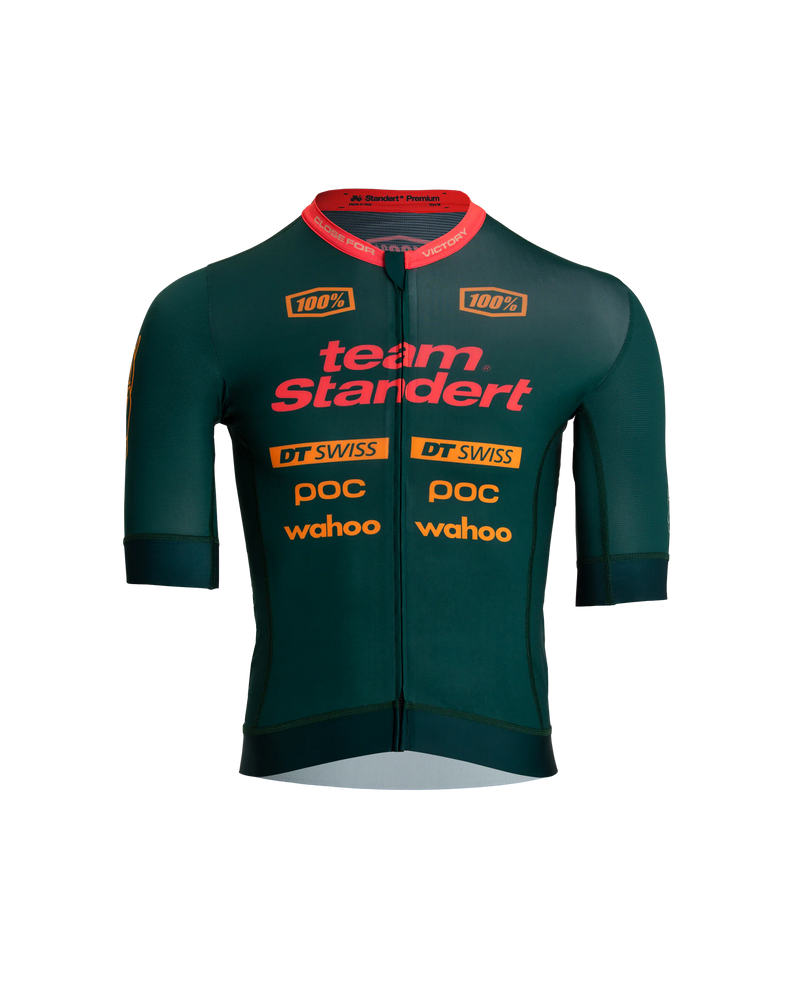 Premium RS Cycling Jersey - Team Green - Designed for Racing