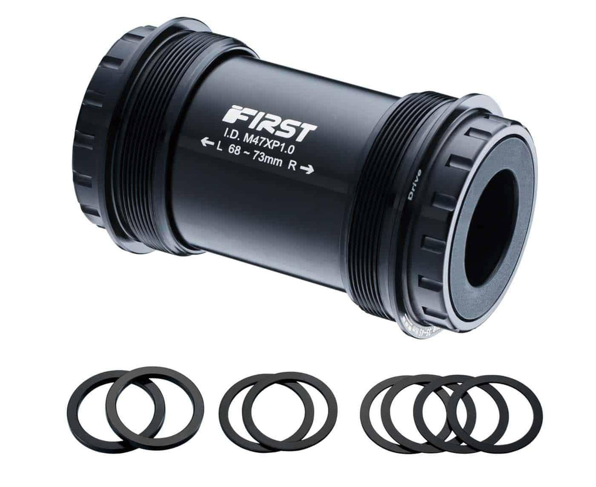 Standert T47 Bottom Bracket for Kettensäge | Shimano Hollowtech II | 24mm | Incl. Adapters - Standert Bicycles